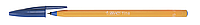Ручка кулькова Bic Orange 0,8мм синя