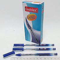 Ручка масляна "Goldex Grace" 0.7мм синя