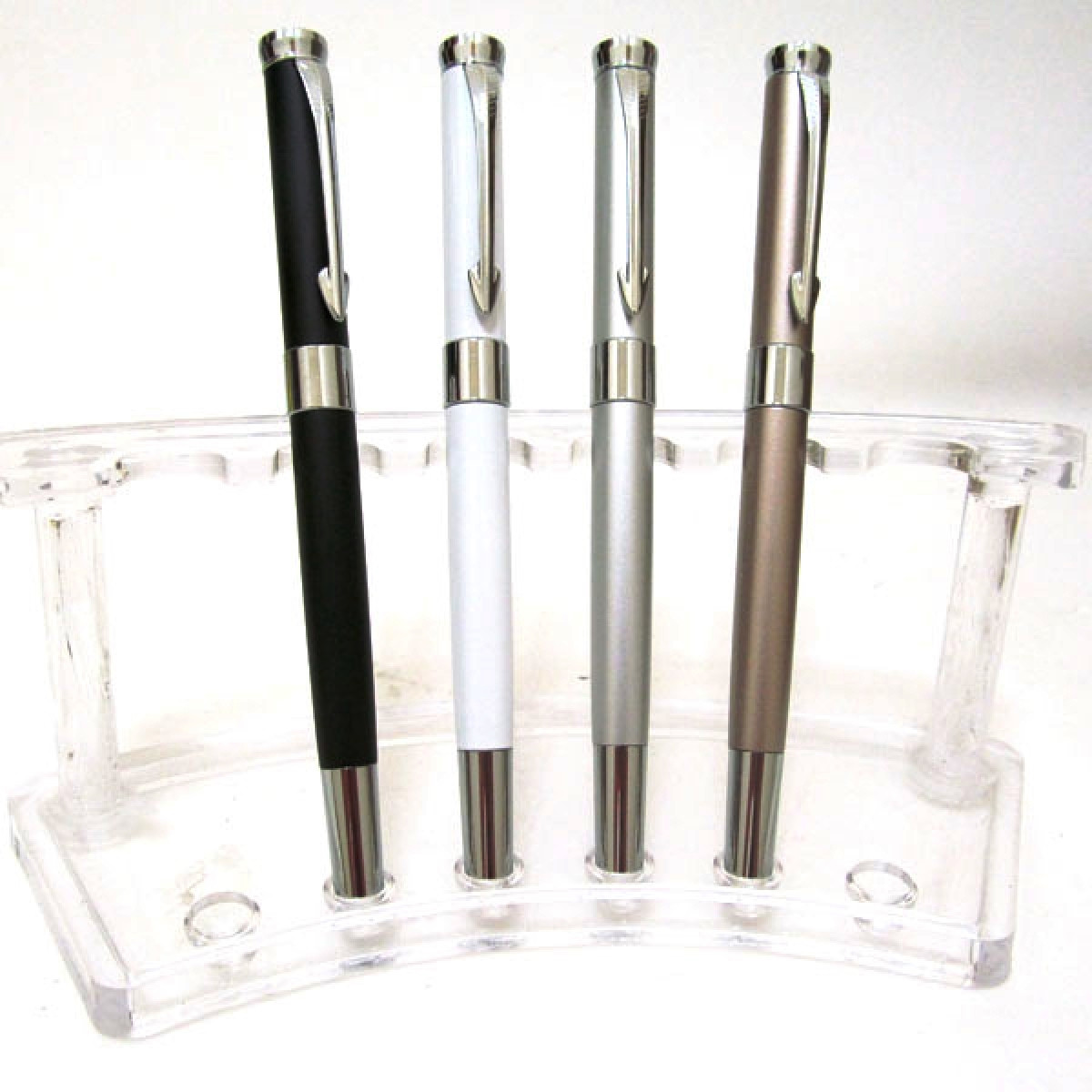 Ручка гелева Baixin металева 0,5мм синя, фото 1