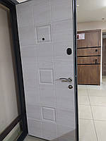 Входная дверь СтальМакс Стандарт 82 серый ( МДФ10 / МДФ10 )