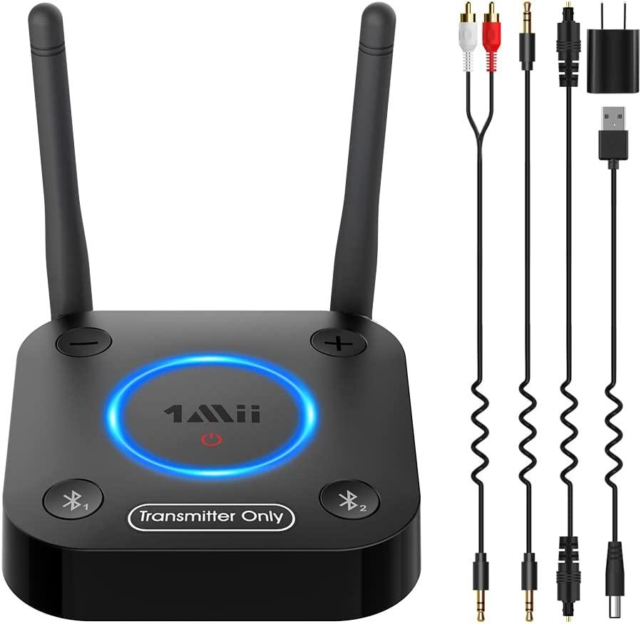 1Mii B06TX Bluetooth 5.0 передавач для телевізора на бездротові навушники / динамік, фото 1