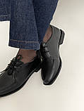 Чорні туфлі без підборів, фото 3