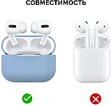 Силіконовий чохол AhaStyle для Apple AirPods Pro Bright Blue (AHA-0P300-SBL), фото 3