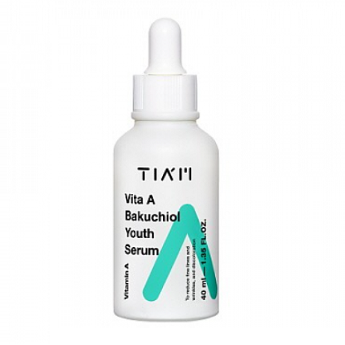 Tiam Vita A Bakuchiol Youth Serum Омолоджувальна сироватка з бакучіолом, 40 мл