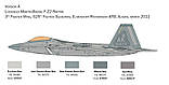 Збірна модель (1:48) Літак F-22 A Raptor, фото 4