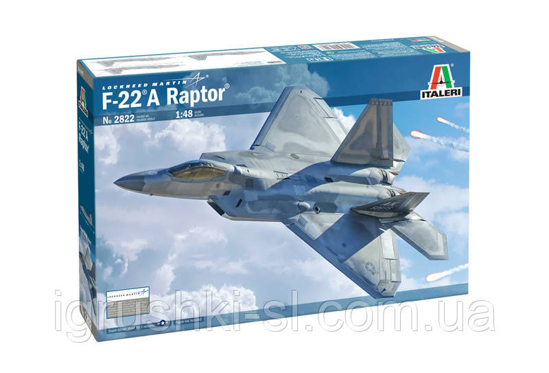 Збірна модель (1:48) Літак F-22 A Raptor