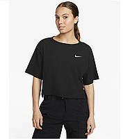 Футболка жіноча спортивна укорочена Nike W NSW RIB JRSY SS TOP