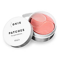 Зволожуючі гідрогелеві патчі для очей та брів Okis Brow 60 шт