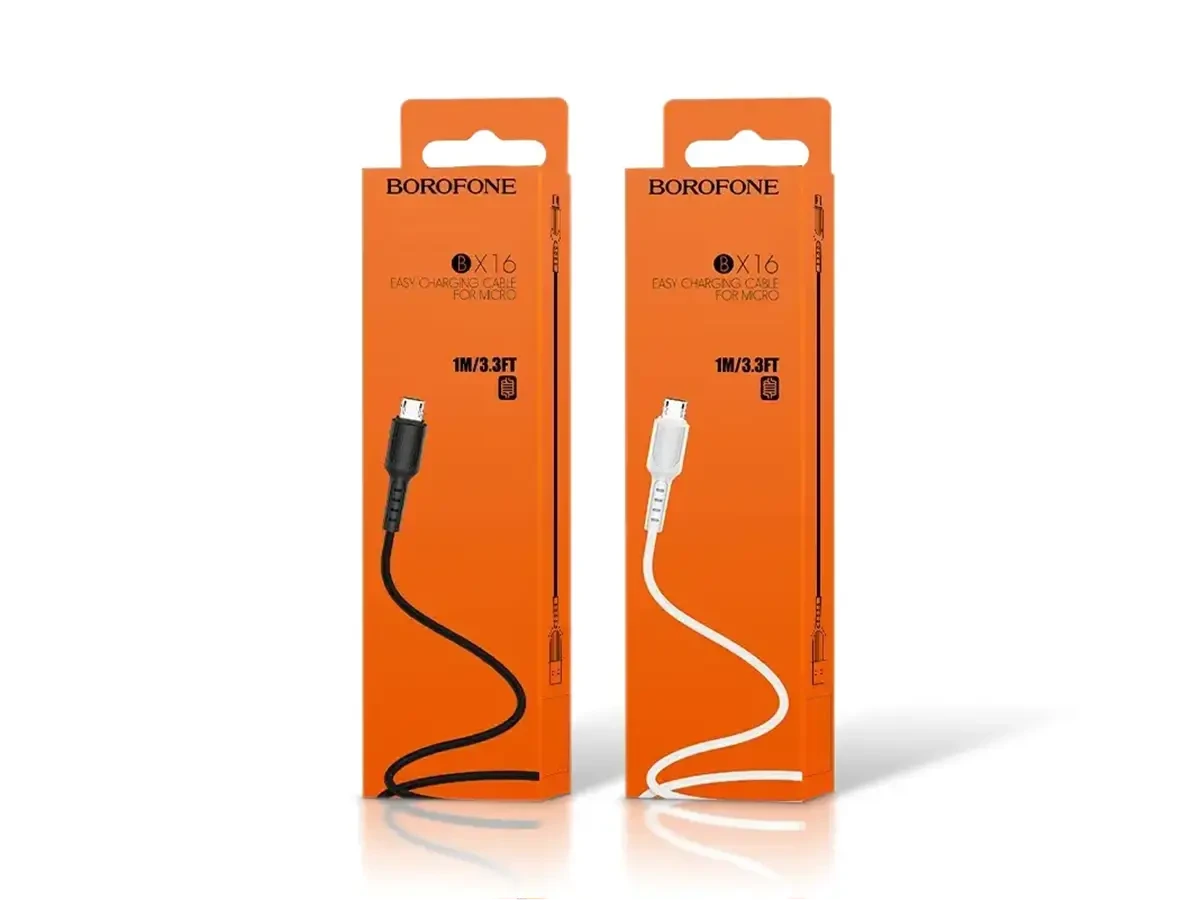 Кабель USB - micro USB Borofone BX16 Easy 648шт 7279