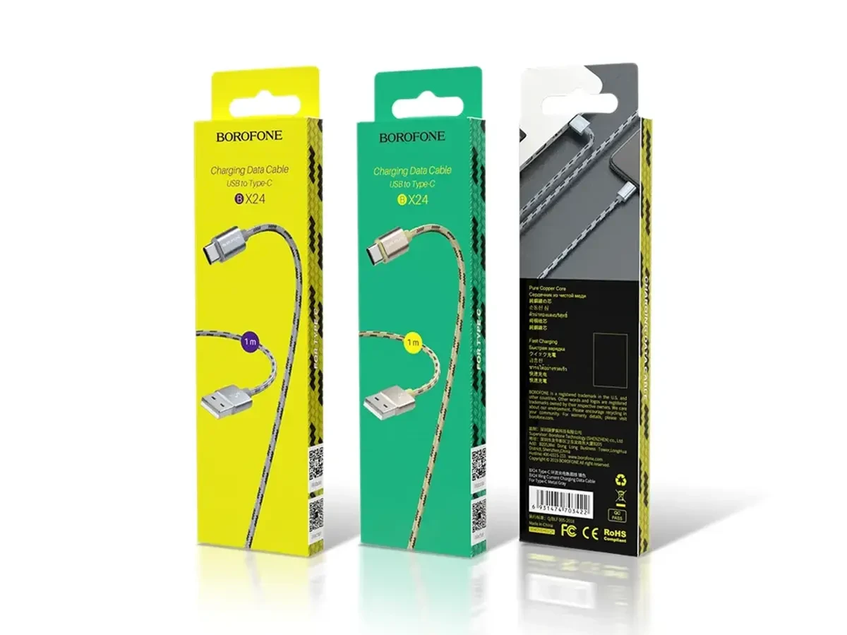 Кабель USB - Type-C Borofone BX24 Ring Current 648шт 7287, фото 1