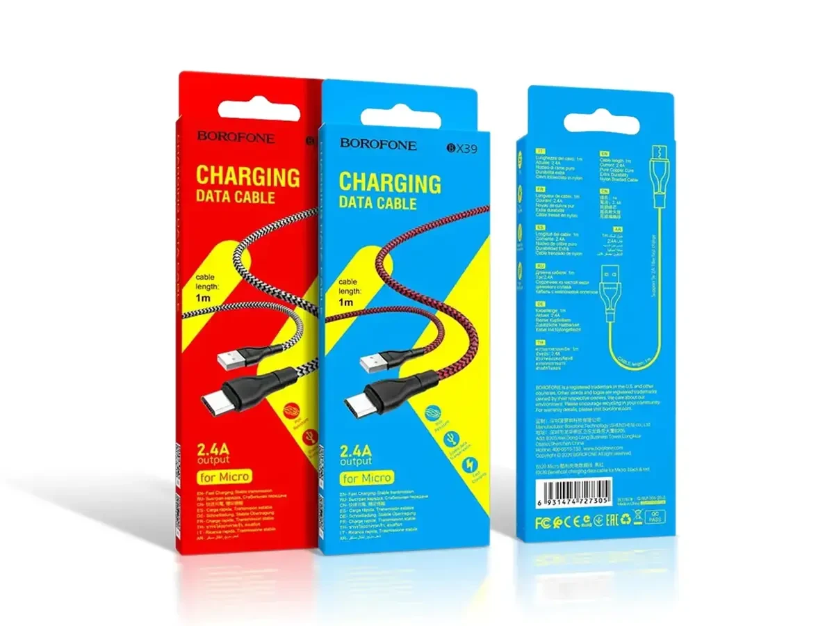 Кабель USB - micro USB Borofone BX39 Beneficial 360шт 7294