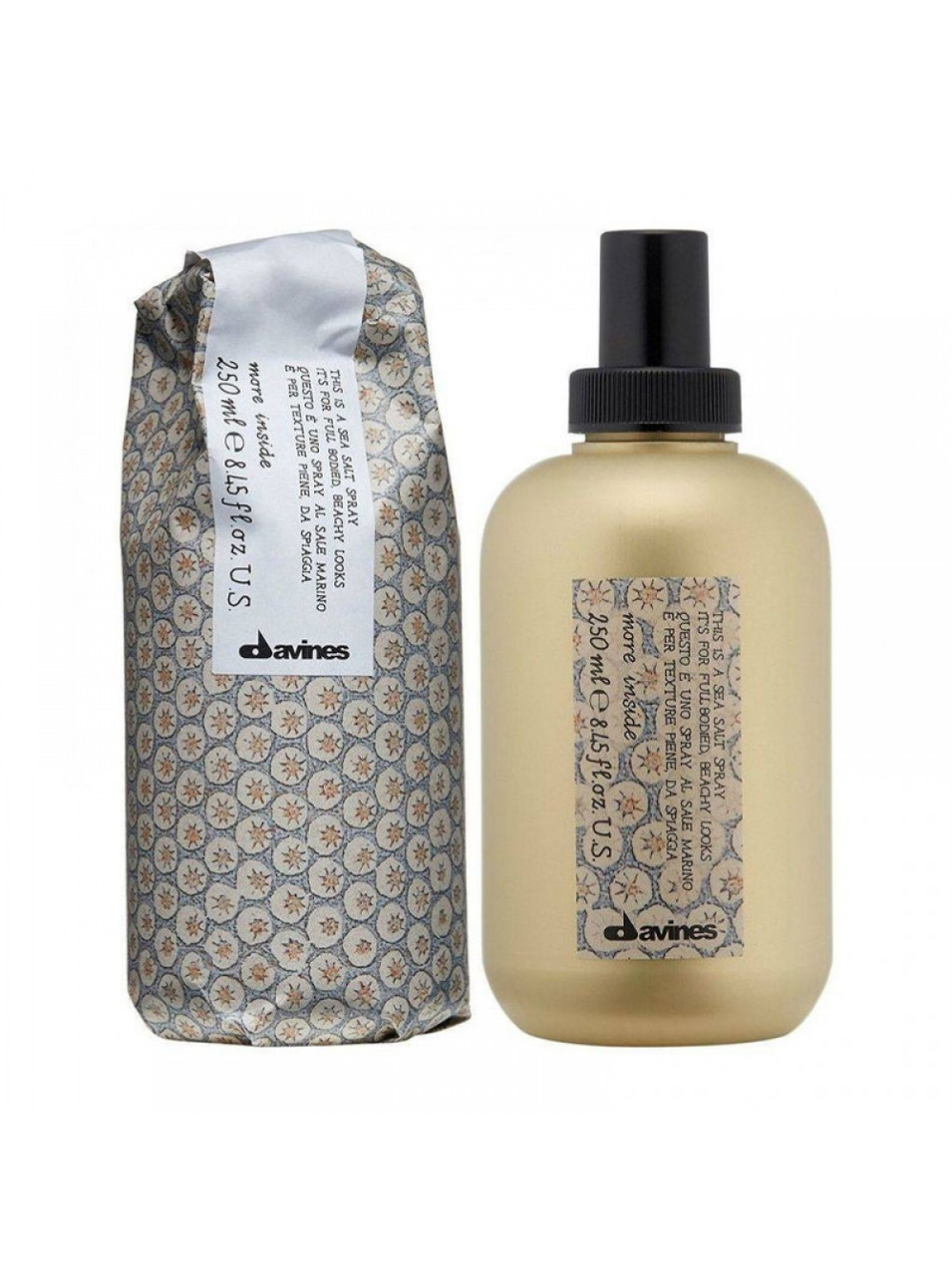 Спрей із морською сіллю Davines More Inside Sea Salt Spray для об'ємних вільних укладок 250 мл