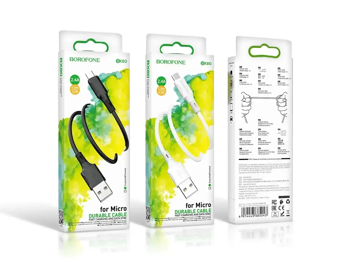 Кабель USB - micro USB Borofone BX80 Succeed 360шт 7320