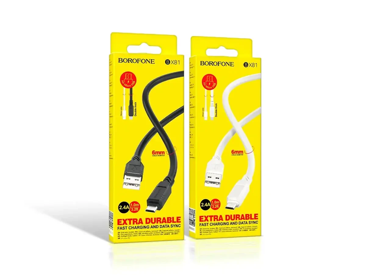 Кабель USB - micro USB Borofone BX81 Goodway 360шт 7323
