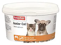 Витамины Beaphar Junior Cal (Юниор Каль) пищевая добавка для щенков и котенков, 200 г