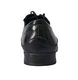 Чоловічі туфлі "Winner". Чорний. Натуральна шкіра + Замша (44р), фото 4