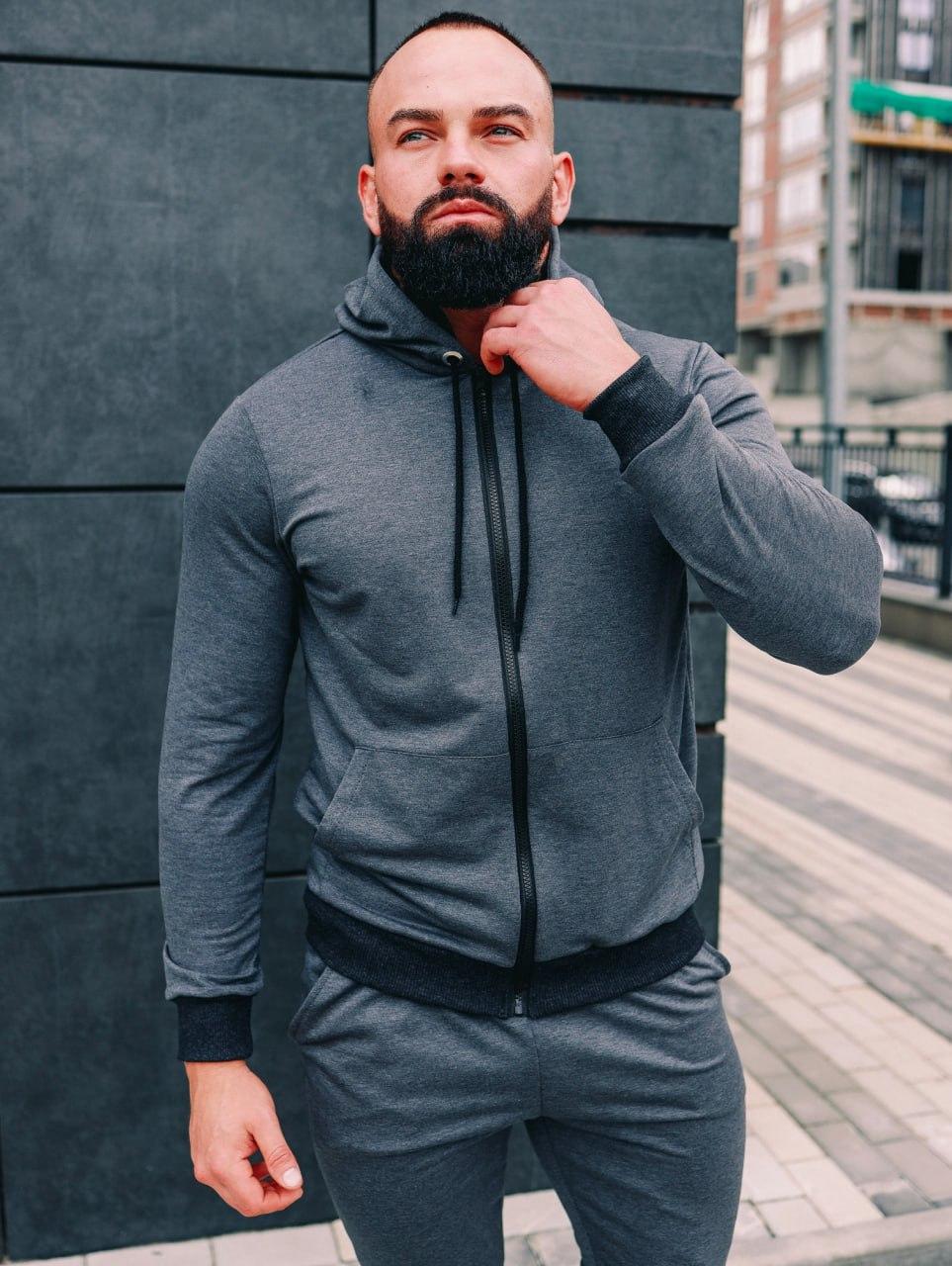 Спортивний костюм чоловічий прогулянковий весняний повсякденний, чоловічі спортивні костюми модні стильні