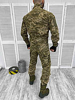 Костюм тактический армейский камуфляжный пиксель мм14, Форма ЗСУ ВСУ пиксель уставной оригинал XL