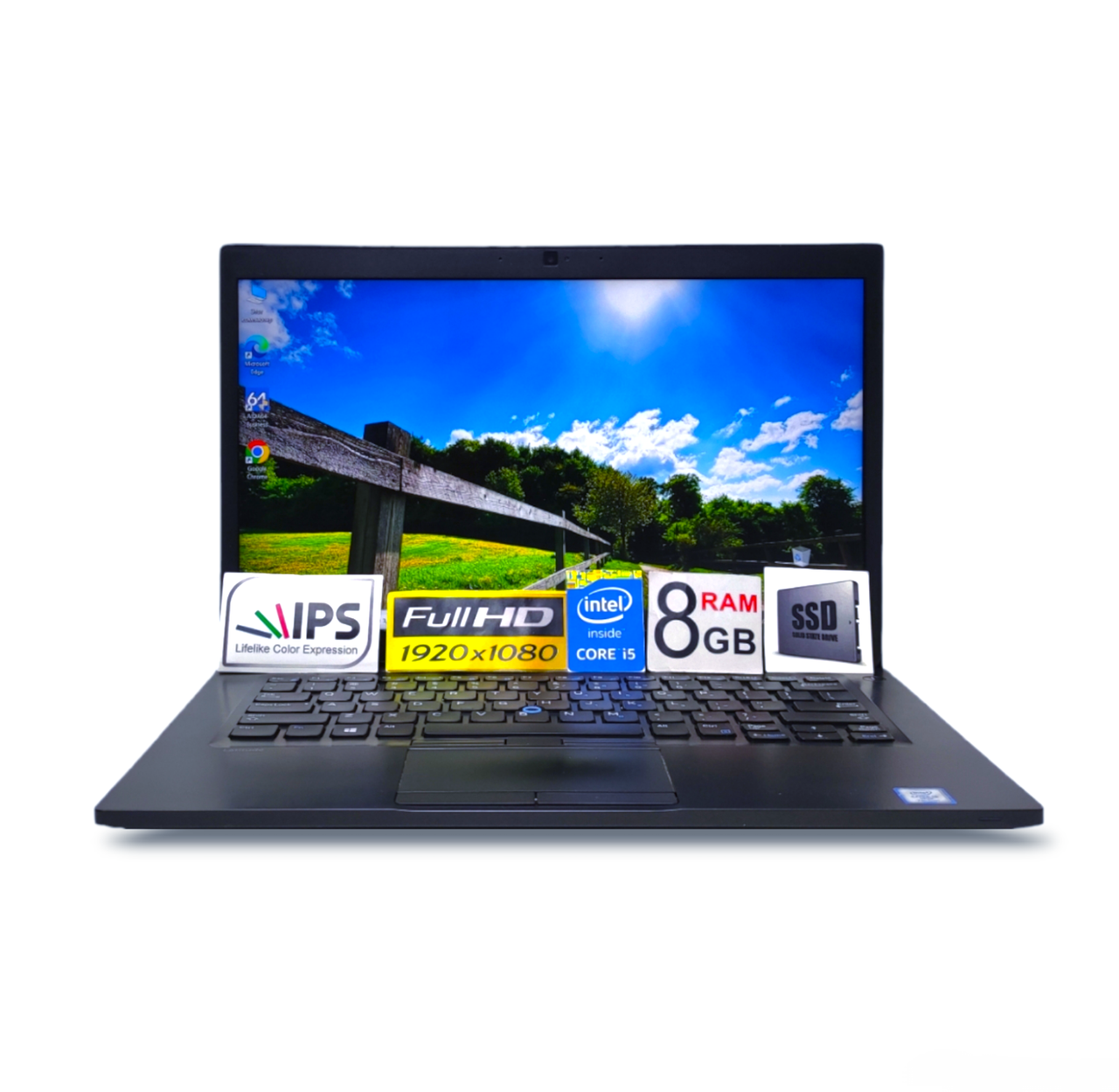 Бізнес Ноутбук Dell Latitude 7480 14.1 IPS FHD Core  i5-7300U 8GB DDR4 SSD 256GB Intel HD Graphics 620