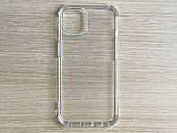 Чехол для Apple iPhone 14 с бортиками прозрачный силиконовый AirBag
