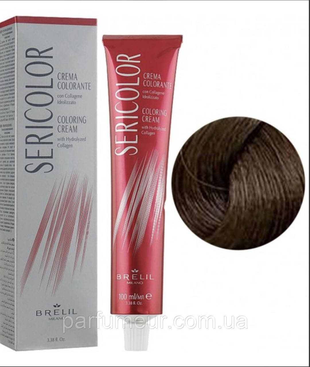 Краска для волос Brelil SeriColor 6.0 інтенсивний темний блонд 100 мл, фото 1