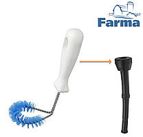 Фланцева щітка для миття горловини соскової гуми