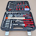 Набір інструментів 1/2 "& 1/4", 100ед., Cr-V STORM INTERTOOL ET-8100, фото 3