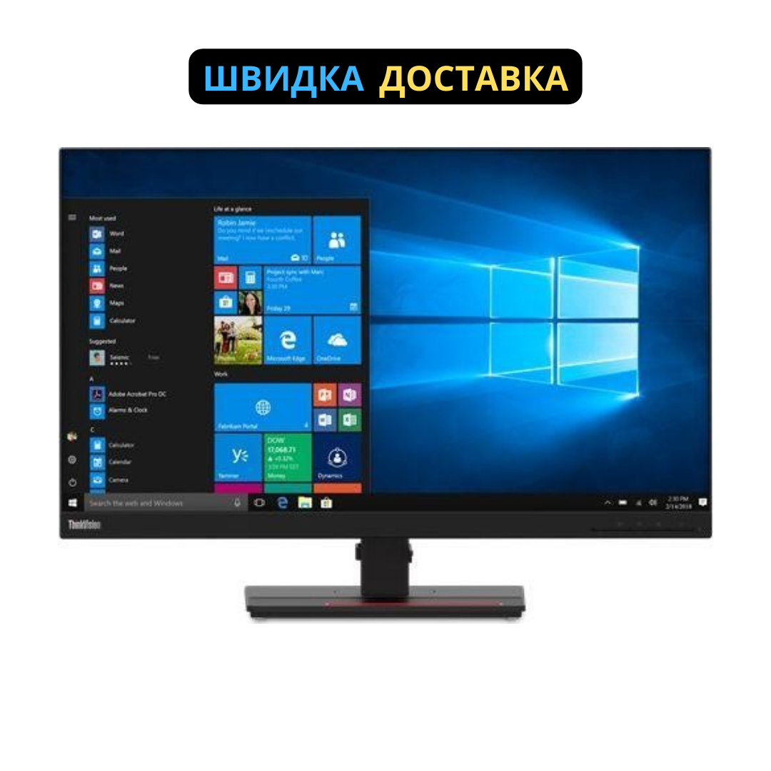 Монитор Lenovo ThinkVision T27q-20 | 27" | 2560x1440 | IPS | 60Hz ...