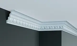 Плінтус стельовий гнучкий Gaudi Decor C1001 Flex (2,44м)