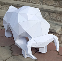 PaperKhan Конструктор из картона бык буйвол телец оригами papercraft 3D фигура развивающий набор антистресс