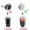 Конектор магнітний тип Micro-USB для заряджання 5 Pin / Конектор-адаптер для кабелю магнітного 1шт, фото 6