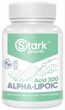 Альфа-липоевая кислота Stark Pharm ALA - Alpha Lipoic Acid 300 мг, 60 капсул