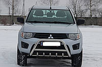 Кенгурятник для Mitsubishi L 200 1996-2015+ d51 передняя защита бампера из нержавеющей стали