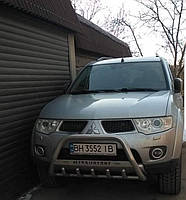 Кенгурятник для Mitsubishi Pajero Sport 2008-2015 d51 передняя защита бампера из нержавеющей стали