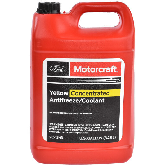 Ford Yellow Concentrated Antifreeze/Coolant жовтий, 3,78 л (VC13G) концентрат антифризу, фото 1