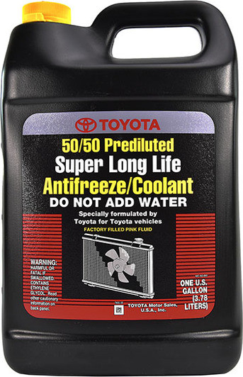 Готовий антифриз Toyota Super Long Life Coolant Pre-Diluted рожевий -37 °C, фото 1