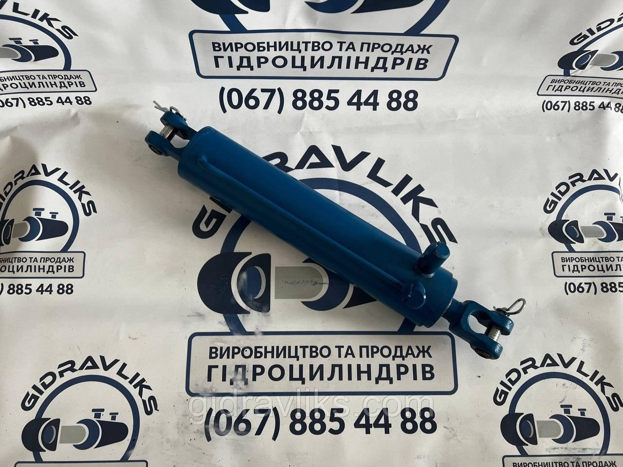 Гідроциліндр 100.40.400.715 з пальцями БДЮ ( хід штока 400 мм)