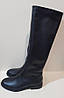 STTOPA демі зима. Висота 52 см. Розміри 36-45. Чоботи ботфорти великих розмірів шкіряні. 240-3645 Чорні, фото 2