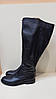 STTOPA демі зима. Висота 52 см. Розміри 36-45. Чоботи ботфорти великих розмірів шкіряні. 240-3645 Чорні, фото 10