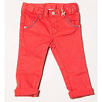 Яркие детские брюки для мальчика с отворотами BRUMS Италия 151BDBH005 коралловый .Хит!