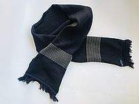 Зимний детский шарф для мальчика BRUMS Италия 123BFLB003 синий .Хит!