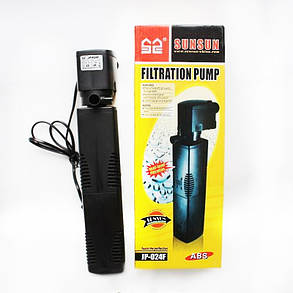 Фільтр внутрішній SunSun JP-024F. Фільтр для очищення води в акваріумах, фото 1