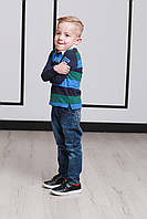 Утепленные детские джинсы для мальчика на флисе Zeyser Турция 42060 темно-синий 122 .Хит!