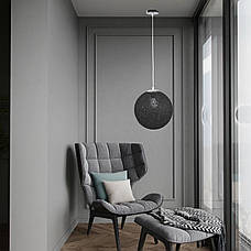 Плетений чорний підвіс (20см) (971-2001-1 BК), фото 5