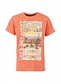 Яркая детская футболка для мальчика с принтом города TIFFOSI Португалия 10009107 Оранжевый .Хит!