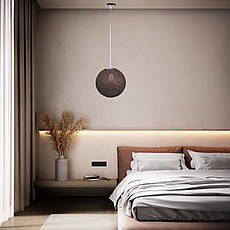 Плетений коричневий підвіс (20см) (971-2001-1 CF), фото 4