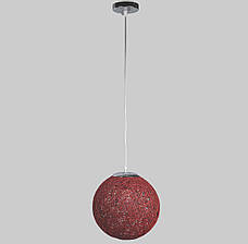 Плетений червоний підвіс (25см) (971-2501-1 RD), фото 2