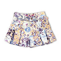 Стильная детская юбка-шорты плюша для девочки Pezzo D'oro Италия K4013 Мультиколор 146 .Хит!