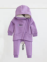 Детский костюм на флисе Brave, лиловый 92 (18-24 мес.) .Хит!