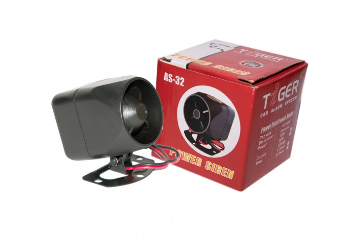Сирена 6-тональная 20W для сигнализации (TIGER AS-32) (ID#1677114998 ...